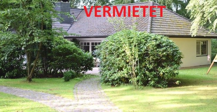 VERMIETET: Repräsentativer Bungalow in bevorzugter Lage
